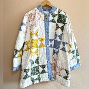 Handmade Vintage Patchwork Quilt Coat